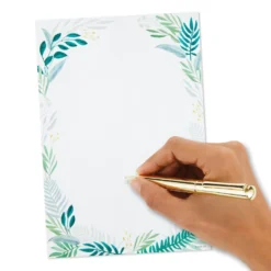 Hallmark Fern Border Stationery Set, 20 Sheets -Gift Wrap Store Green Ferns Writing Sheets Stationery Set 1STN1144 04