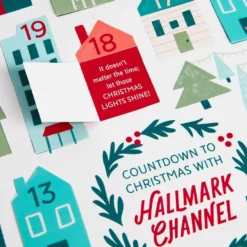 Hallmark Channel Countdown To Christmas Activity Calendar -Gift Wrap Store Hallmark Channel Countdown to Christmas Activity Calendar 1XKT3503 03