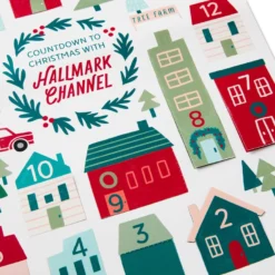Hallmark Channel Countdown To Christmas Activity Calendar -Gift Wrap Store Hallmark Channel Countdown to Christmas Activity Calendar 1XKT3503 04