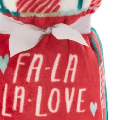 Hallmark Channel Fa-La-La-Love Plaid Blanket, 50x60 -Gift Wrap Store Hallmark Channel FaLaLaLove Plaid Blanket 1XKT3520 05