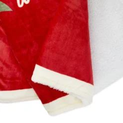 Hallmark Channel Red Oversized Blanket, 60x80 -Gift Wrap Store Hallmark Channel FamilySized Blanket 1XKT3505 06