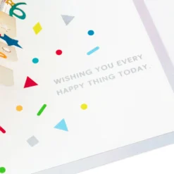 Hallmark Happy Birthday Cake 3D Pop-Up Birthday Card -Gift Wrap Store Happy Birthday Cake 3D PopUp Birthday Card 1299LAD8650 03