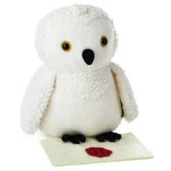 Hallmark Harry Potter™ Hedwig™ Stuffed Animal, 9" -Gift Wrap Store Harry Potter Hedwig Owl Knitted Stuffed Animal 1BBY4812 03