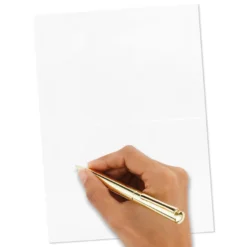 Hallmark Bulk Ivory And Gold Blank Wedding Thank-You Notes, Box Of 100 -Gift Wrap Store Ivory and Gold Blank Wedding ThankYou Notes Bulk Pack 5STZ1065 05