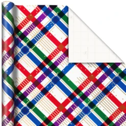 Hallmark Jewel Tones Assorted 3-Pack Christmas Wrapping Paper, 120 Sq. Ft. 12 Hallmark Jewel Tones Assorted 3-Pack Christmas Wrapping Paper, 120 Sq. Ft. -Gift Wrap Store Jewel Tones Christmas Wrapping Paper Set 5JXW1251 05