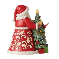 Enesco Jim Shore Dated 2023 Santa And Christmas Tree Figurine, 7.2" -Gift Wrap Store Jim Shore 2023 Santa Christmas Tree Figurine 6013687 02