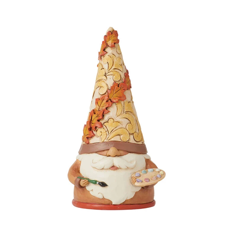 Enesco Jim Shore Fall Artist Gnome Figurine, 5" 1 Enesco Jim Shore Fall Artist Gnome Figurine, 5"