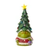Enesco Jim Shore Dr. Seuss Grinch Gnome With Tree Hat Figurine, 9.84"