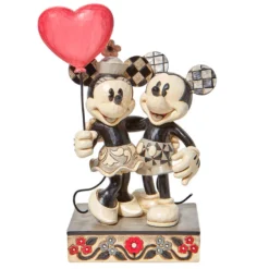 Enesco Jim Shore Disney Mickey And Minnie Heart Figurine, 7.25"