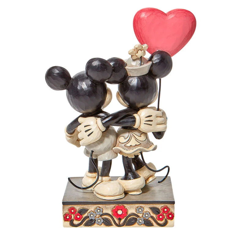 Enesco Jim Shore Disney Mickey And Minnie Heart Figurine, 7.25" 2 Enesco Jim Shore Disney Mickey And Minnie Heart Figurine, 7.25" - Image 2