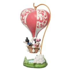 Enesco Jim Shore Disney Mickey And Minnie Heart Air Balloon Figurine, 10.75" -Gift Wrap Store Jim Shore Mickey and Minnie Hot Air Balloon Figurine 6011916 02