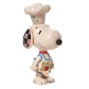 Enesco Jim Shore Peanuts Mini Snoopy Chef Figurine, 4"