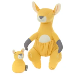 Hallmark Kangaroo And Baby Joey Stuffed Animal And Rattle Set -Gift Wrap Store Kangaroo and Baby Joey Plush and Rattle Set 1BBY4819 03