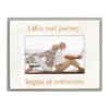 Malden Life's Journey Begins At Retirement Wood Picture Frame, 4x6