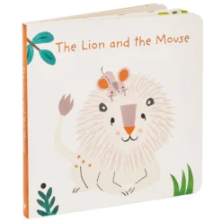 Hallmark The Lion And The Mouse Board Book And Lion Lovey Blanket Set -Gift Wrap Store Lion Lovey Blanket Lion Mouse Kindness Board Book Set 1BBY4783 03