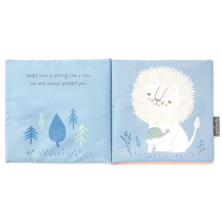Hallmark The Lion And The Lamb: A Touch & Feel Book About God's Love Cloth Book 3 Hallmark The Lion And The Lamb: A Touch & Feel Book About God's Love Cloth Book - Image 3