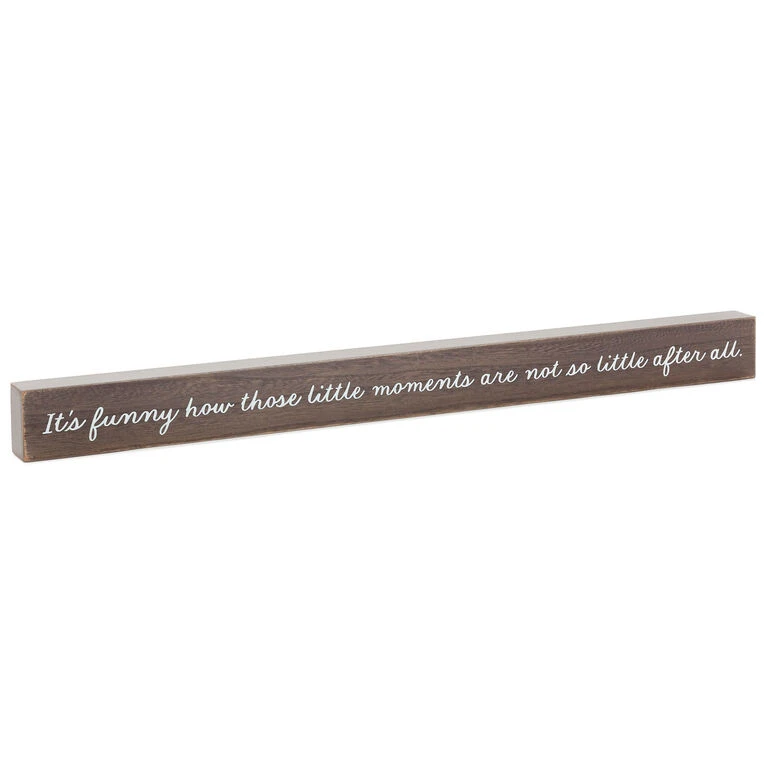 Hallmark Little Moments Not So Little Wood Quote Sign, 23.5x2 1 Hallmark Little Moments Not So Little Wood Quote Sign, 23.5x2