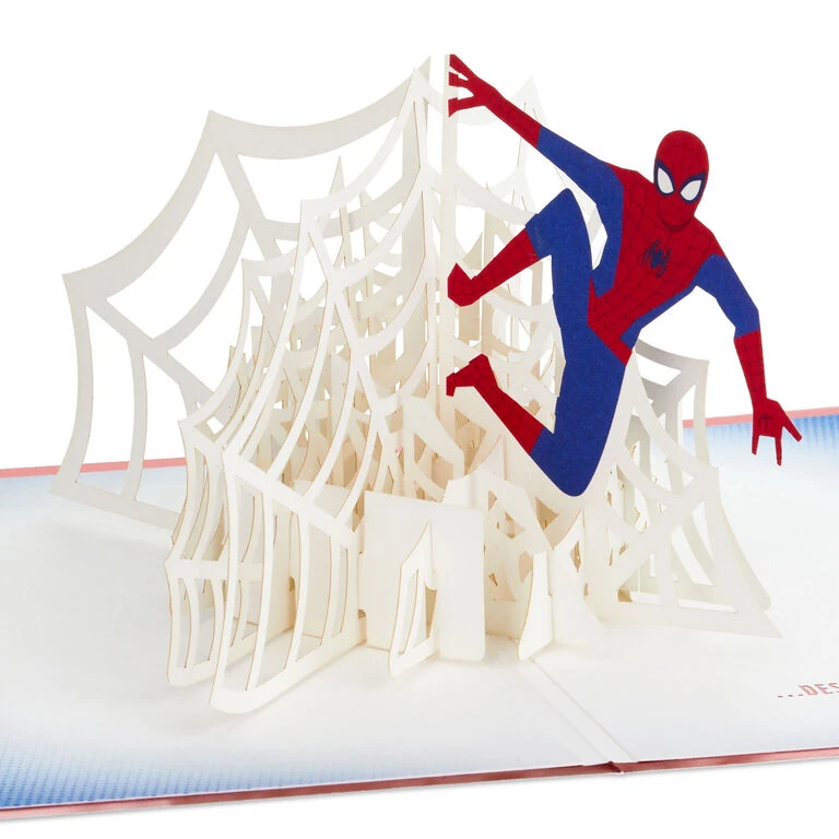 Hallmark Marvel Spider-Man You Deserve An Amazing Day 3D Pop-Up Card 1 Hallmark Marvel Spider-Man You Deserve An Amazing Day 3D Pop-Up Card