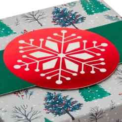 Hallmark Merry And Bright 3-Pack Christmas Gift Boxes, Assorted Sizes And Designs -Gift Wrap Store Merry and Bright Assorted Christmas Gift Boxes 5XBC1129 05