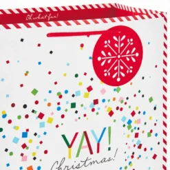 Hallmark Merry And Bright 8-Pack Christmas Gift Bags, Assorted Sizes And Designs -Gift Wrap Store Merry and Bright Assortment Christmas Gift Bags 5XGB1402 04