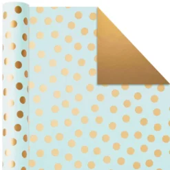Hallmark Metallic Shimmer 3-Pack Reversible Wrapping Paper, 120 Sq. Ft. Total 11 Hallmark Metallic Shimmer 3-Pack Reversible Wrapping Paper, 120 Sq. Ft. Total -Gift Wrap Store Metallic Shimmer 3Pack Reversible Wrapping Paper 5EWR2435 06