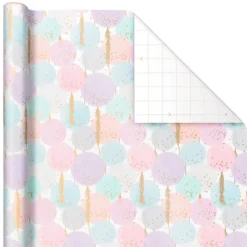 Hallmark Modern Muted 3-Pack Wrapping Paper, 55 Sq. Ft. Total 12 Hallmark Modern Muted 3-Pack Wrapping Paper, 55 Sq. Ft. Total -Gift Wrap Store Modern Muted 3Pack Wrapping Paper Rolls 5EWR6369 05