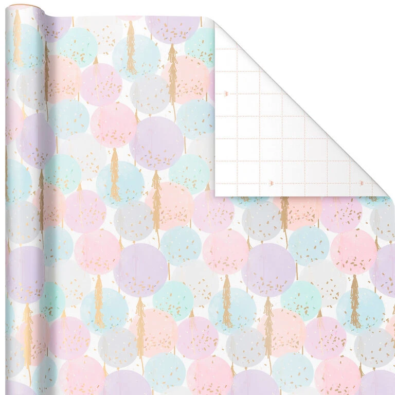 Hallmark Modern Muted 3-Pack Wrapping Paper, 55 Sq. Ft. Total 5 Hallmark Modern Muted 3-Pack Wrapping Paper, 55 Sq. Ft. Total - Image 5