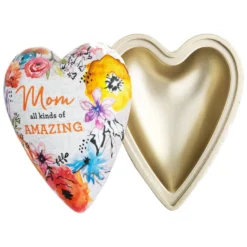 Amazing Mom Art Heart Trinket Box, 3.5" -Gift Wrap Store Mom All Kinds of Amazing HeartShaped Trinket Box 1003480350 03