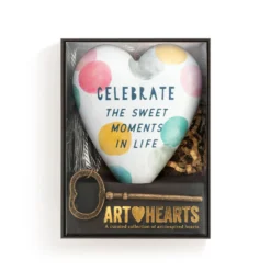 Demdaco Moments In Life Art Heart With Key Stand 7 Demdaco Moments In Life Art Heart With Key Stand -Gift Wrap Store Moments in Life Heart Sculpture With Key 1003480379 04