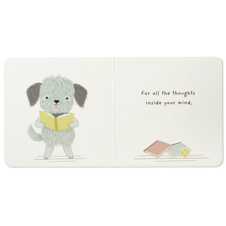 Hallmark MopTops Shaggy Dog Stuffed Animal With You Make Me Proud Board Book 6 Hallmark MopTops Shaggy Dog Stuffed Animal With You Make Me Proud Board Book - Image 6