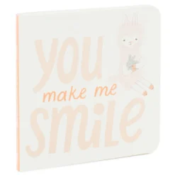 Hallmark MopTops Llama Stuffed Animal With You Make Me Smile Board Book -Gift Wrap Store MopTops Plush Llama Stuffed Animal Board Book 1KID1534 04