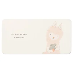 Hallmark MopTops Llama Stuffed Animal With You Make Me Smile Board Book -Gift Wrap Store MopTops Plush Llama Stuffed Animal Board Book 1KID1534 06