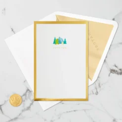 Hallmark Love Sharing Life's Adventure With You 3D Pop-Up Love Card -Gift Wrap Store Mountains and Trees 3D PopUp Love Card 1299LAD2890 04