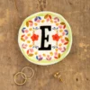 Natural Life Initial Trinket Dish, E