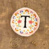Natural Life Initial Trinket Dish, T