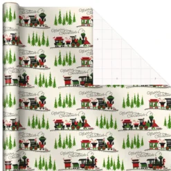 Hallmark Old-Fashioned Christmas 3-Pack Wrapping Paper, 120 Sq. Ft. 13 Hallmark Old-Fashioned Christmas 3-Pack Wrapping Paper, 120 Sq. Ft. -Gift Wrap Store OldFashioned Christmas 3Pack Wrapping Paper 5JXW1077 07