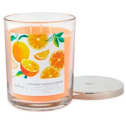 Hallmark Orange Vanilla Cream 3-Wick Jar Candle, 16 Oz. 5 Hallmark Orange Vanilla Cream 3-Wick Jar Candle, 16 Oz. -Gift Wrap Store Orange Vanilla Cream 3Wick Jar Candle 1BGC1062 03
