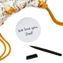 Hallmark 28" Pastel Animals Large Fabric Gift Bag With Tag -Gift Wrap Store Pastel Animals Fabric Gift Sack With Tag 1499EGB7167 05