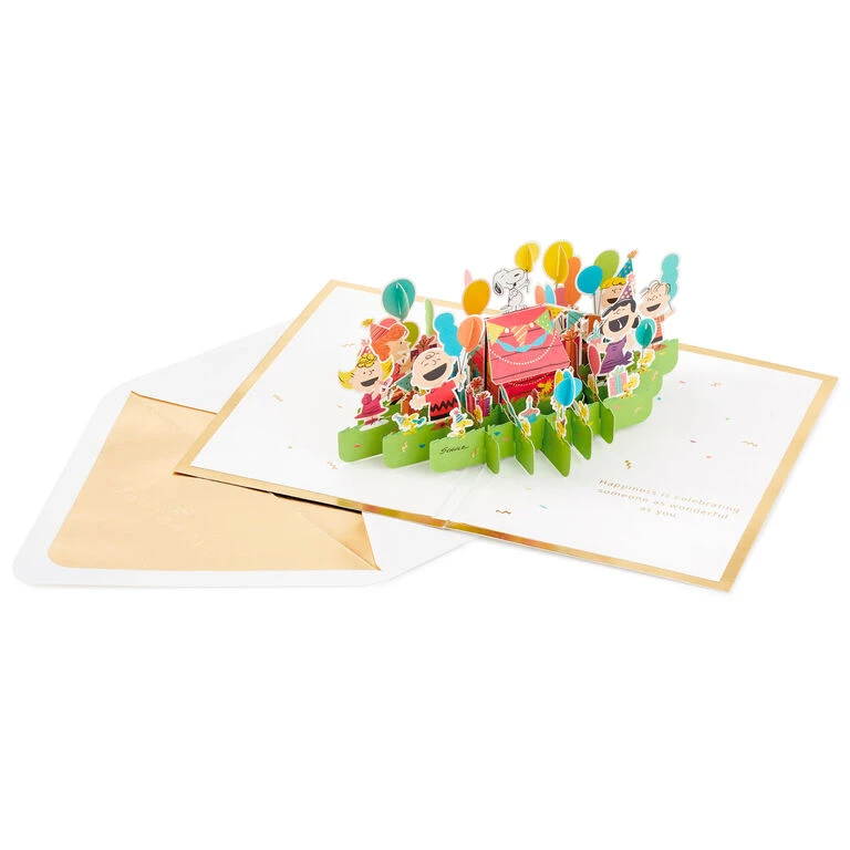 Hallmark Peanuts® Gang Celebrating You 3D Pop-Up Birthday Card 2 Hallmark Peanuts® Gang Celebrating You 3D Pop-Up Birthday Card - Image 2
