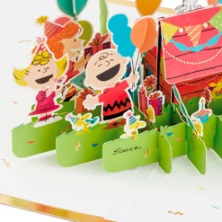 Hallmark Peanuts® Gang Celebrating You 3D Pop-Up Birthday Card 13 Hallmark Peanuts® Gang Celebrating You 3D Pop-Up Birthday Card -Gift Wrap Store Peanuts Gang Snoopy 3D PopUp Birthday Card 1499LAD2739 04