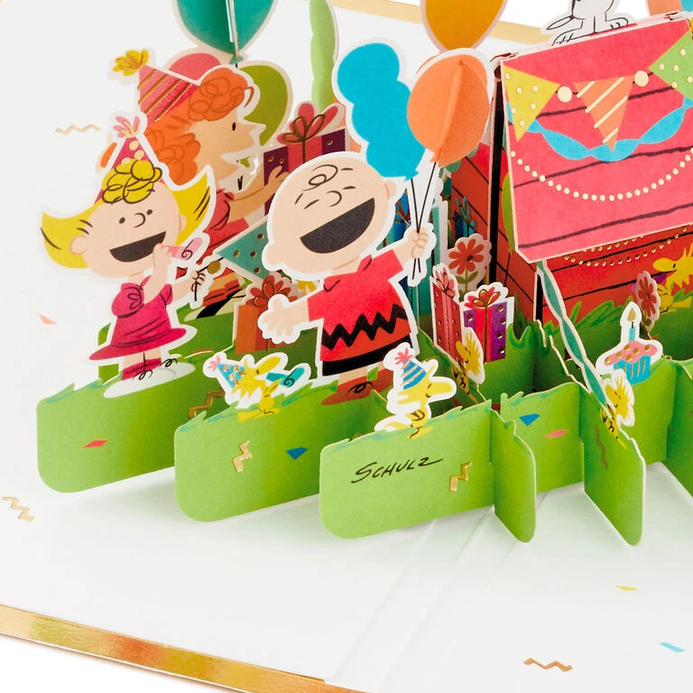 Hallmark Peanuts® Gang Celebrating You 3D Pop-Up Birthday Card 4 Hallmark Peanuts® Gang Celebrating You 3D Pop-Up Birthday Card - Image 4