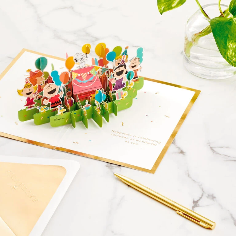 Hallmark Peanuts® Gang Celebrating You 3D Pop-Up Birthday Card 8 Hallmark Peanuts® Gang Celebrating You 3D Pop-Up Birthday Card - Image 8