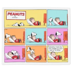 Hallmark Peanuts® Snoopy And Linus Comic Strip Throw Blanket, 50x60 -Gift Wrap Store Peanuts Snoopy and Linus Comic Strip Throw Blanket 1PAJ3509 03