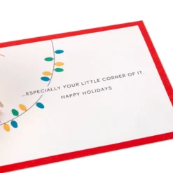 Hallmark Peanuts® Snoopy Joy To The World 3D Pop-Up Christmas Card -Gift Wrap Store Peanuts Snoopy and Woodstock 3D PopUp Christmas Card 1499IXC8994 04