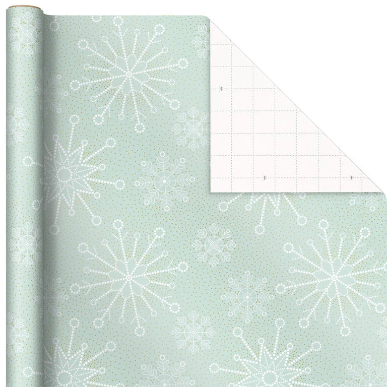 Hallmark Pink And Mint Assorted 3-Pack Christmas Wrapping Paper, 120 Sq. Ft. 4 Hallmark Pink And Mint Assorted 3-Pack Christmas Wrapping Paper, 120 Sq. Ft. - Image 4