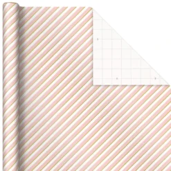 Hallmark Pink And Mint Assorted 3-Pack Christmas Wrapping Paper, 120 Sq. Ft. 11 Hallmark Pink And Mint Assorted 3-Pack Christmas Wrapping Paper, 120 Sq. Ft. -Gift Wrap Store Pink and Mint Christmas Wrapping Paper Assortment 5JXW1083 05