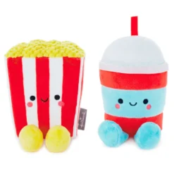 Hallmark Better Together Popcorn And Slushie Magnetic Plush, 5" -Gift Wrap Store Popcorn and Slushie Magnetic Plush 1KID2090 03