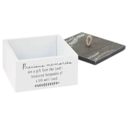 Hallmark Precious Memories Are A Gift From The Lord Memory Box -Gift Wrap Store Precious Memories Religious Wood Memory Box 1BMK1607 02