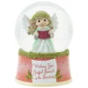 Precious Moments Wishing You Joyful Sounds Of The Season Musical Snow Globe, 5.7"