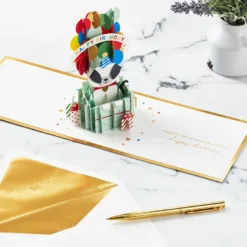 Hallmark It's Your Day Puppy In Present 3D Pop-Up Birthday Card 13 Hallmark It's Your Day Puppy In Present 3D Pop-Up Birthday Card -Gift Wrap Store Puppy in a Present 3D PopUp Birthday Card 1299LAD2883 06